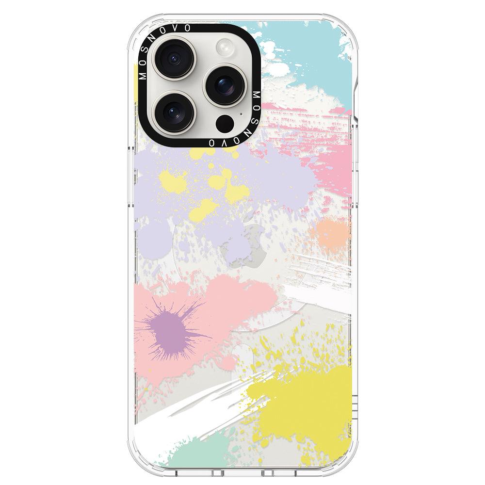 Splash Paint Phone Case - iPhone 15 Pro Max Case - MOSNOVO