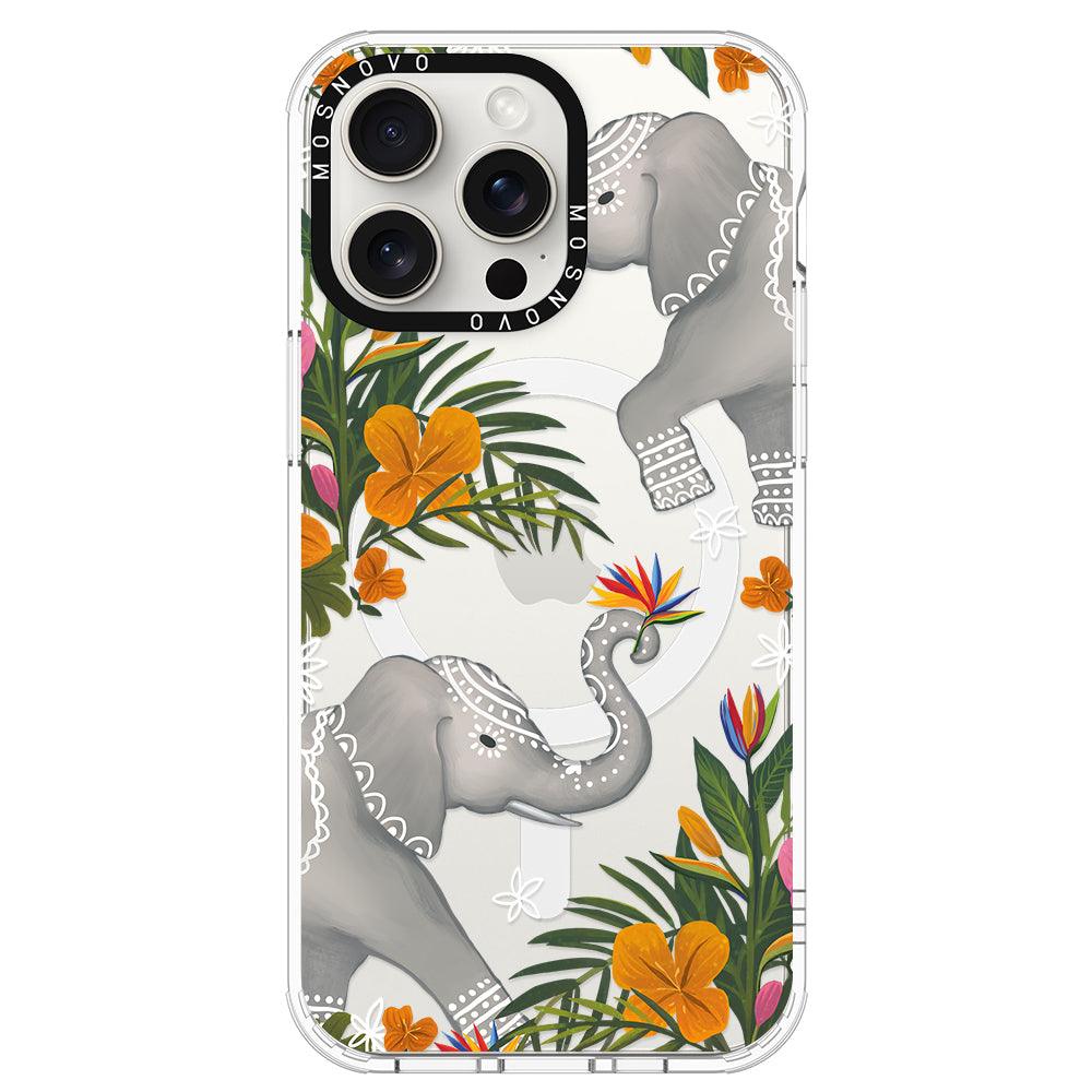 Elephant Phone Case - iPhone 15 Pro Max Case - MOSNOVO