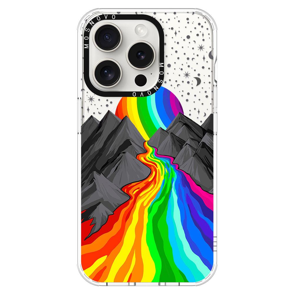 Rainbow Landscape Phone Case - iPhone 15 Pro Case - MOSNOVO