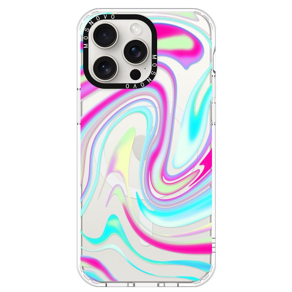 Psychedelic Swirls Phone Case - iPhone 15 Pro Max Case - MOSNOVO