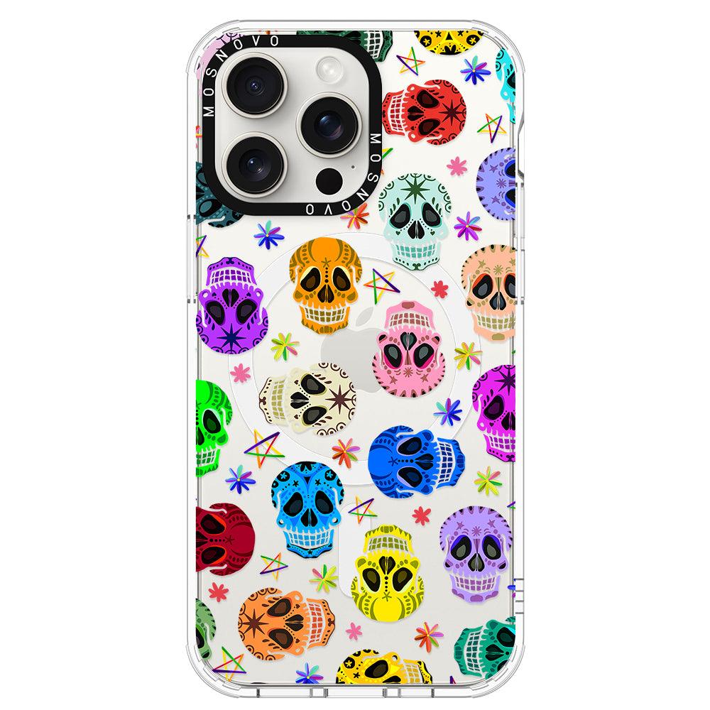 Skull Phone Case - iPhone 15 Pro Max Case - MOSNOVO