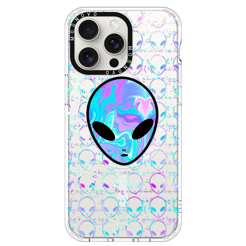 Space Alien Phone Case - iPhone 15 Pro Max Case - MOSNOVO