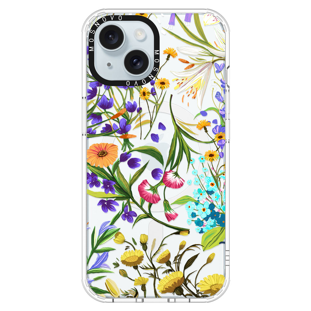 Summer Flower Holidays Phone Case - iPhone 15 Case - MOSNOVO