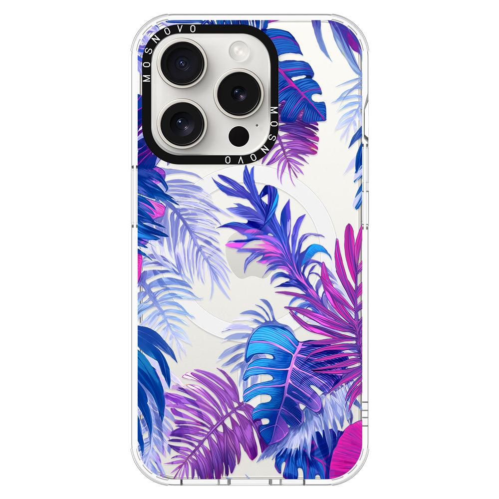 Fancy Palm Leaves Phone Case - iPhone 15 Pro Case - MOSNOVO