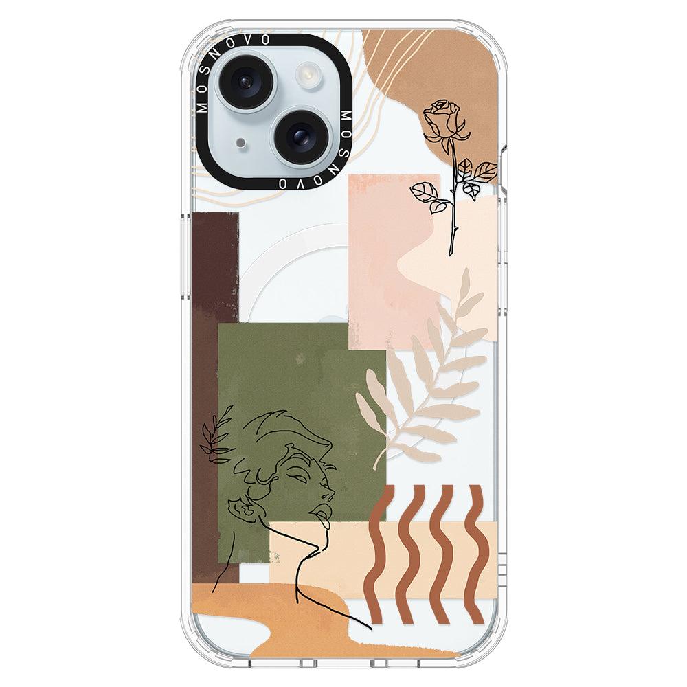 Modern Art Phone Case - iPhone 15 Plus Case - MOSNOVO