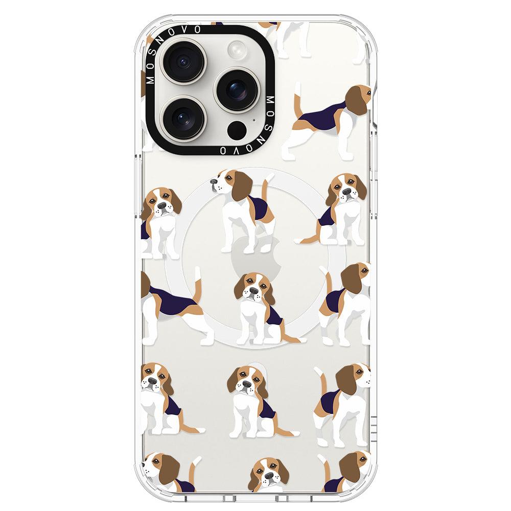 Cute Beagles Phone Case - iPhone 15 Pro Max Case - MOSNOVO