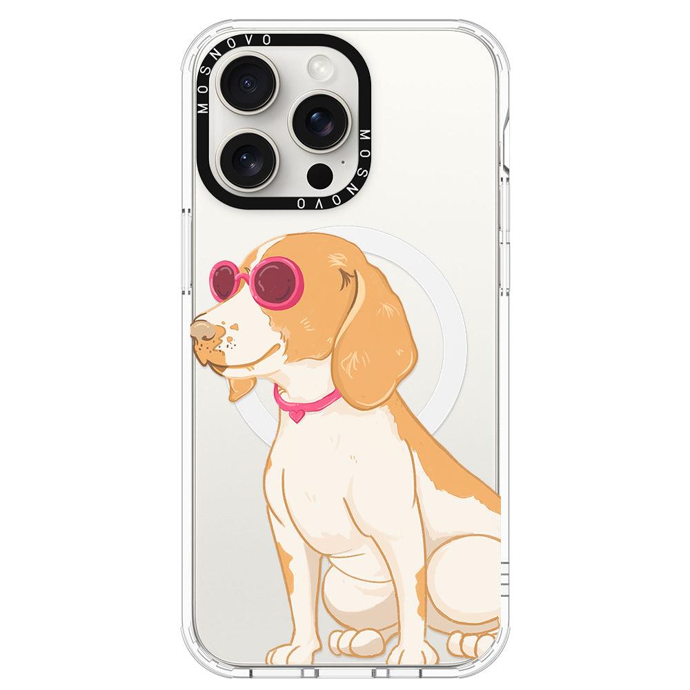 Cute Beagle Phone Case - iPhone 15 Pro Max Case - MOSNOVO