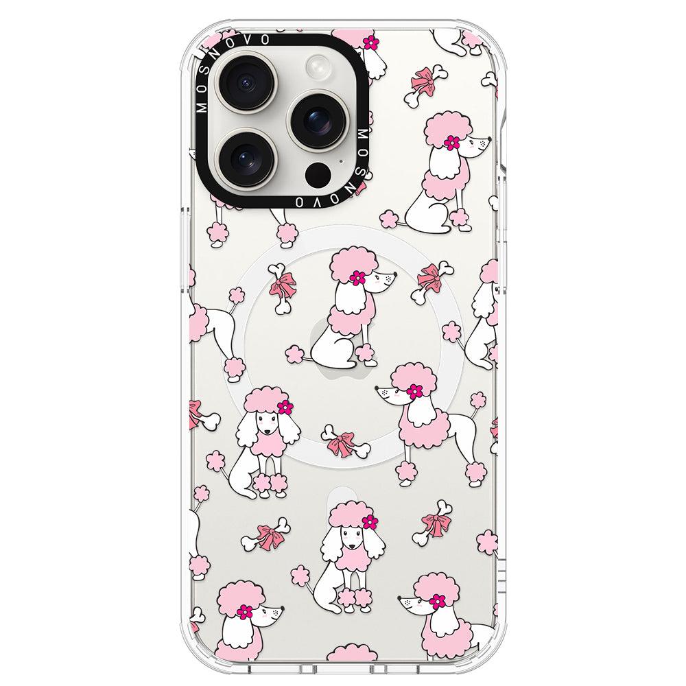 Cute Poodle Phone Case - iPhone 15 Pro Max Case - MOSNOVO