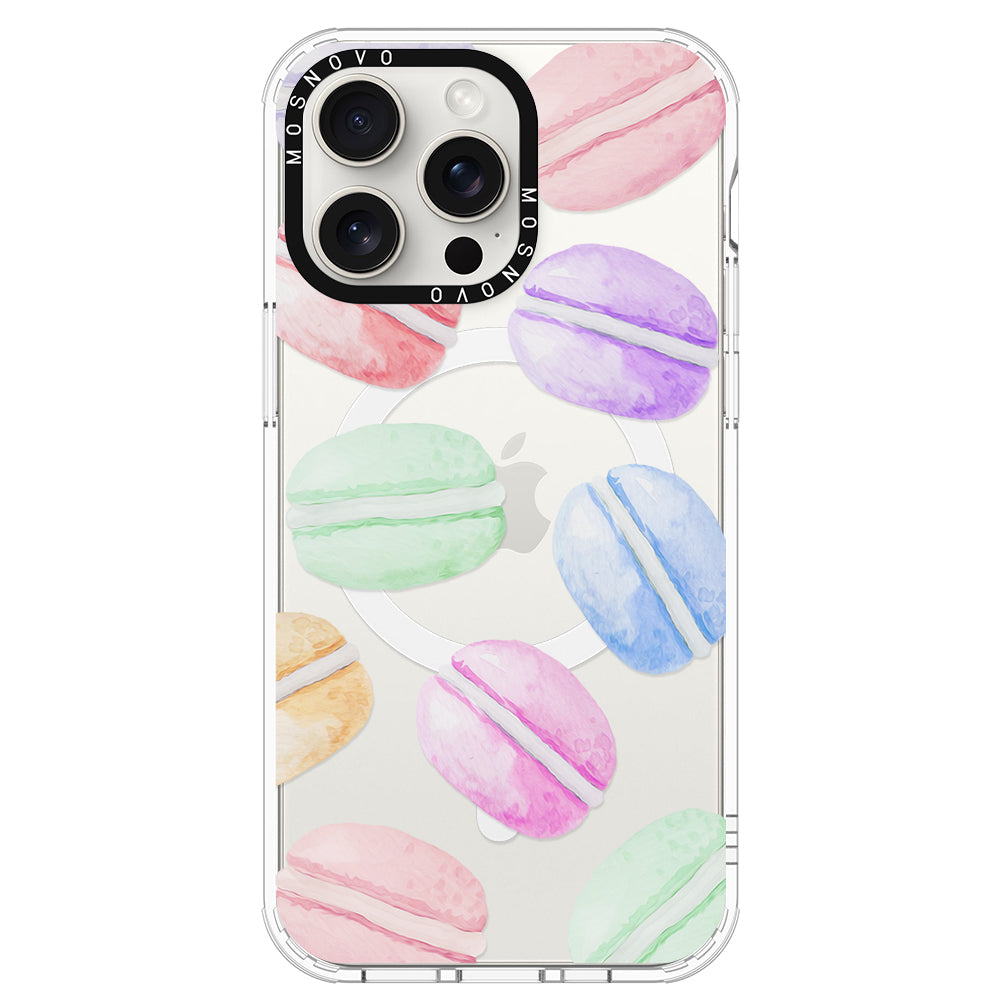 Pastel Macaron Phone Case - iPhone 15 Pro Max Case - MOSNOVO