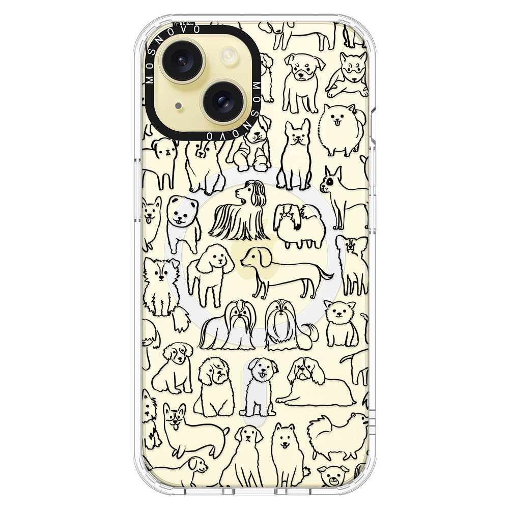 Dogs Phone Case - iPhone 15 Case - MOSNOVO