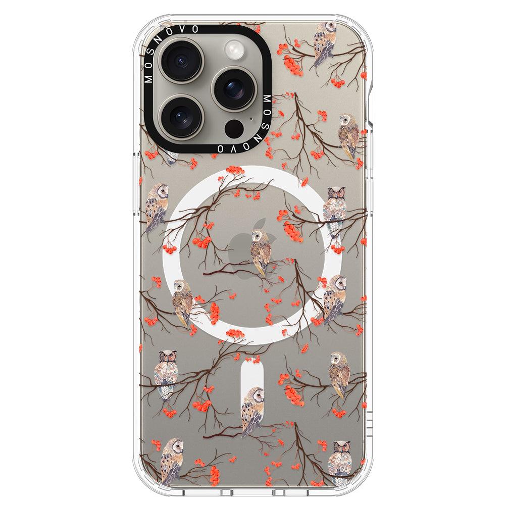 Owl Phone Case - iPhone 15 Pro Max Case - MOSNOVO