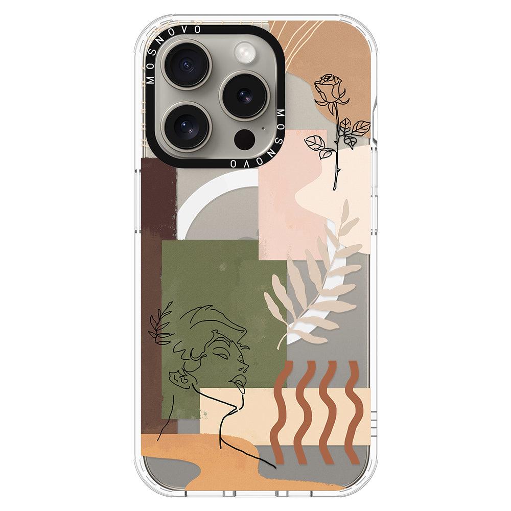 Modern Art Phone Case - iPhone 15 Pro Case - MOSNOVO