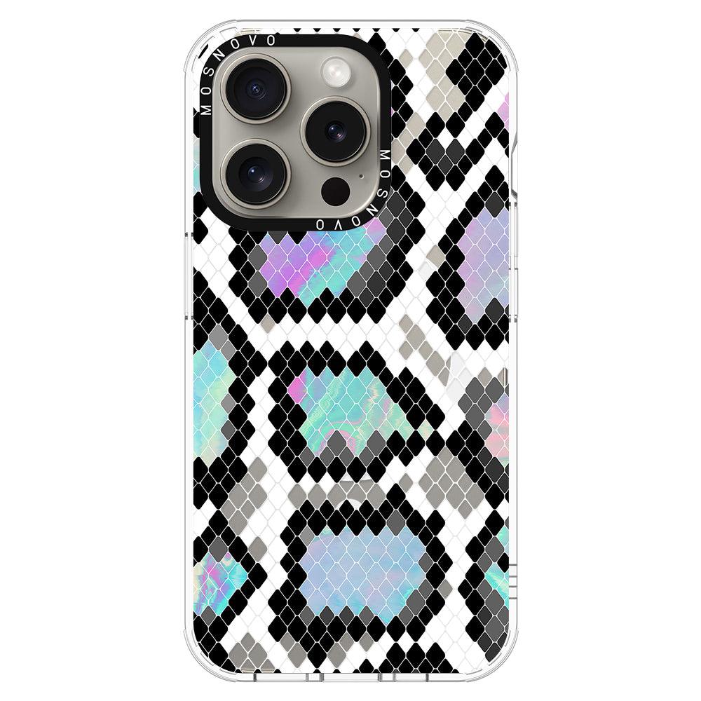 Aurora Snake Print Phone Case - iPhone 15 Pro Case - MOSNOVO