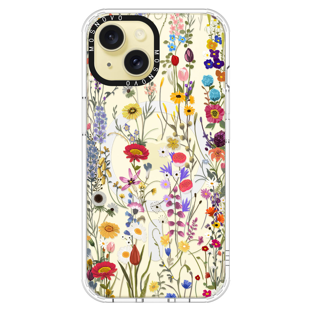 Summer Meadow Phone Case - iPhone 15 Case - MOSNOVO