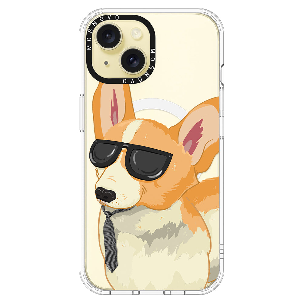 Fluffy Corgi Phone Case - iPhone 15 Case - MOSNOVO