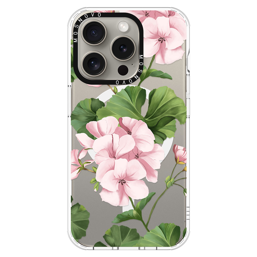 Geranium Phone Case - iPhone 15 Pro Case - MOSNOVO