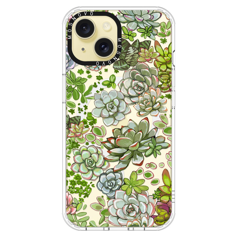 Succulent Phone Case - iPhone 15 Case - MOSNOVO