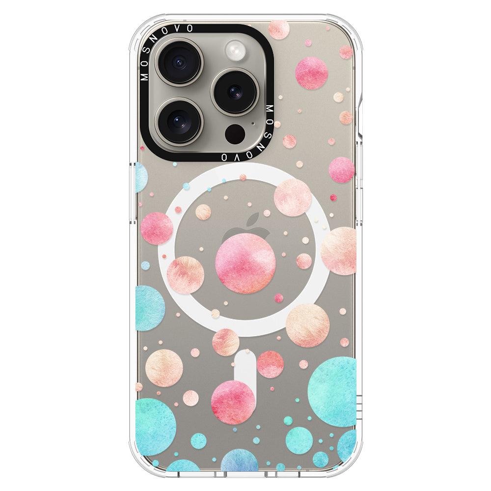 Colorful Bubbles Phone Case - iPhone 15 Pro Case - MOSNOVO