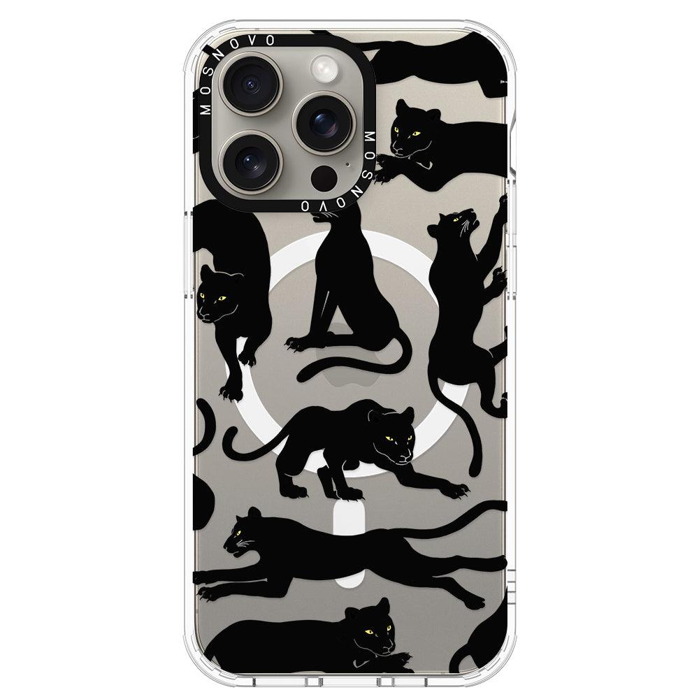 Black Panther Phone Case - iPhone 15 Pro Max Case - MOSNOVO