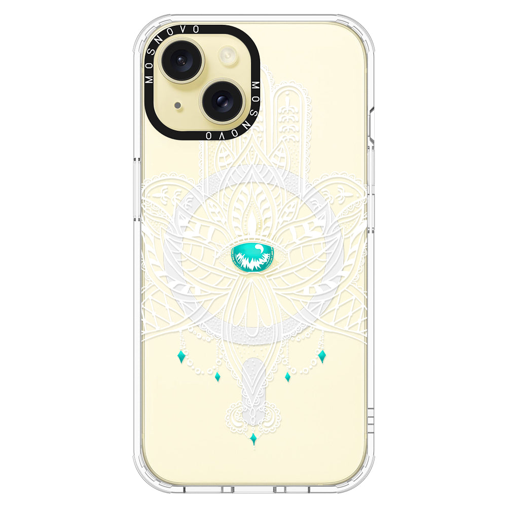 Hamsa Hand Phone Case - iPhone 15 Case - MOSNOVO