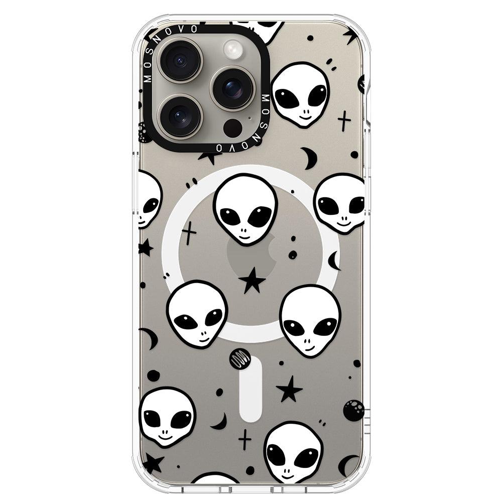 Cute Alien Phone Case - iPhone 15 Pro Max Case - MOSNOVO