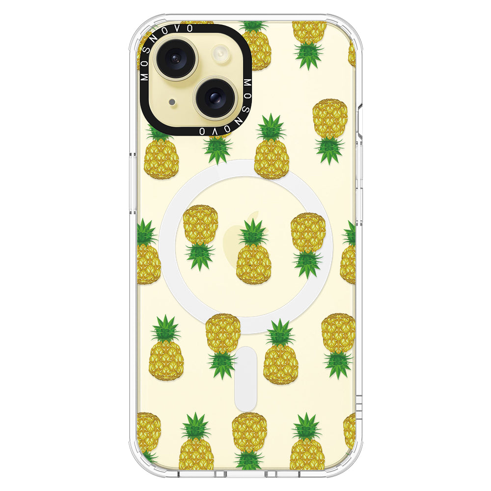 Cute Pineapples Phone Case - iPhone 15 Plus Case - MOSNOVO