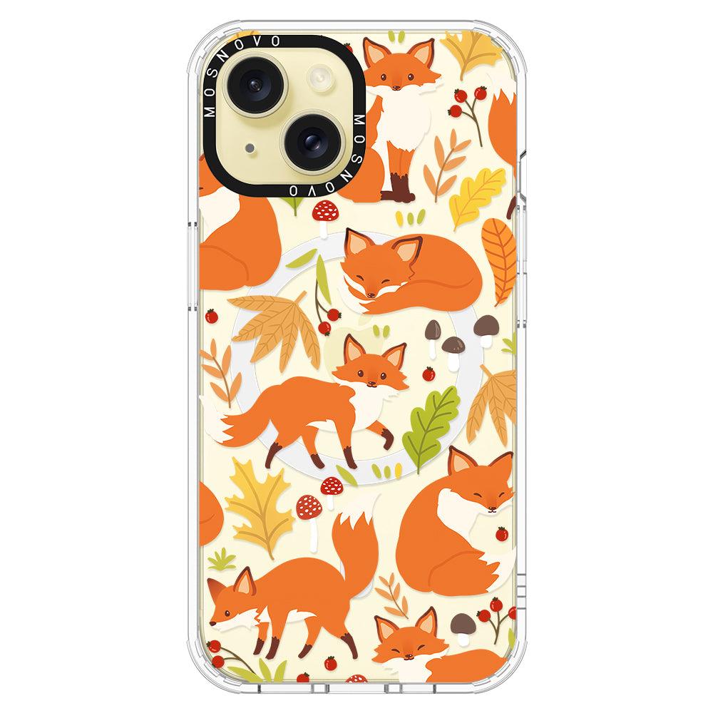 Autumn Fox Phone Case - iPhone 15 Case - MOSNOVO