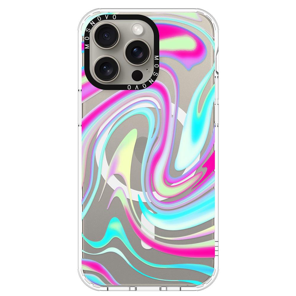 Psychedelic Swirls Phone Case - iPhone 15 Pro Max Case - MOSNOVO