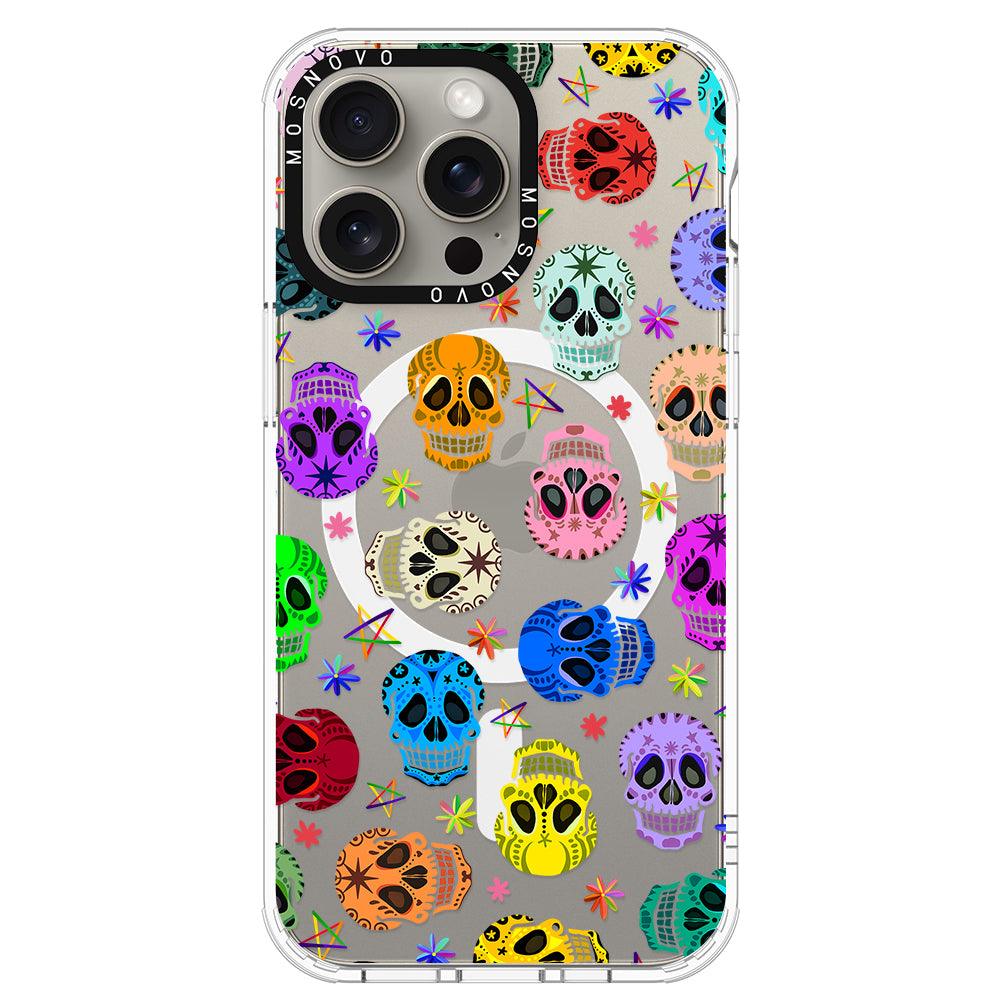 Skull Phone Case - iPhone 15 Pro Max Case - MOSNOVO