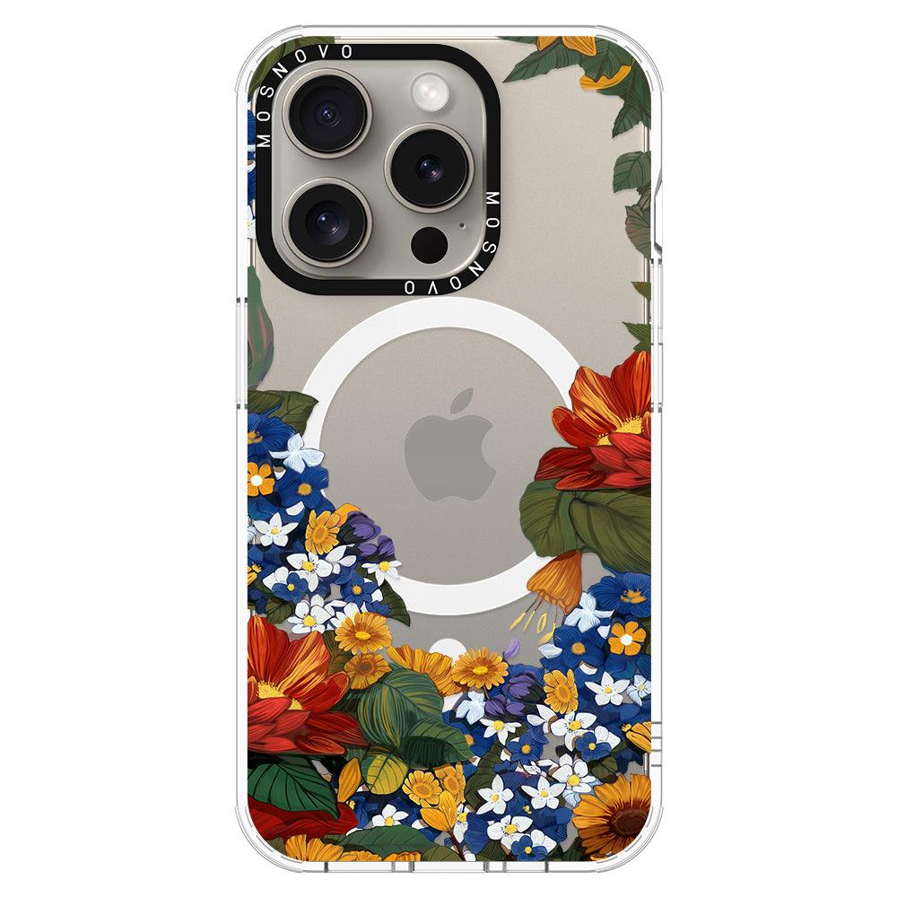 Summer Garden Phone Case - iPhone 15 Pro Case - MOSNOVO