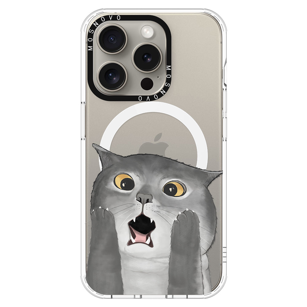 OMG Cat Phone Case - iPhone 15 Pro Case - MOSNOVO