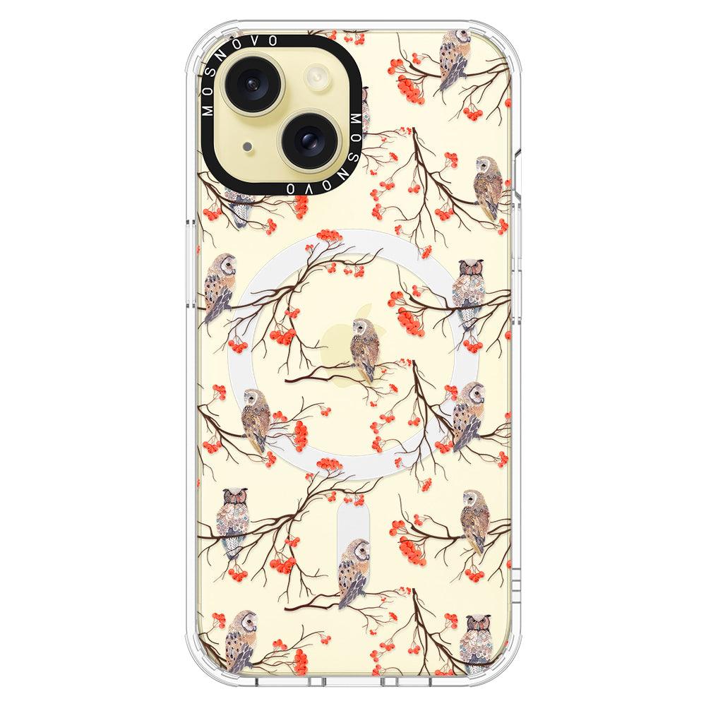 Owl Phone Case - iPhone 15 Plus Case - MOSNOVO