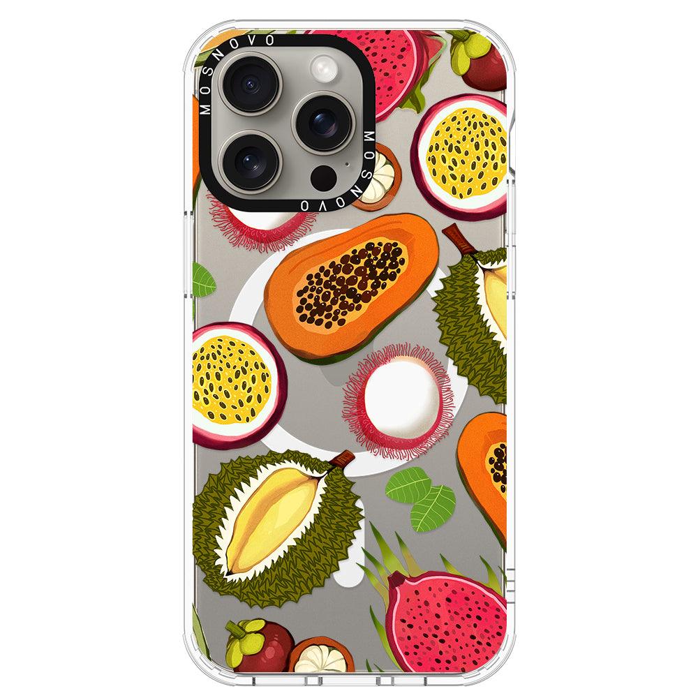 Tropical Fruit Phone Case - iPhone 15 Pro Max Case - MOSNOVO