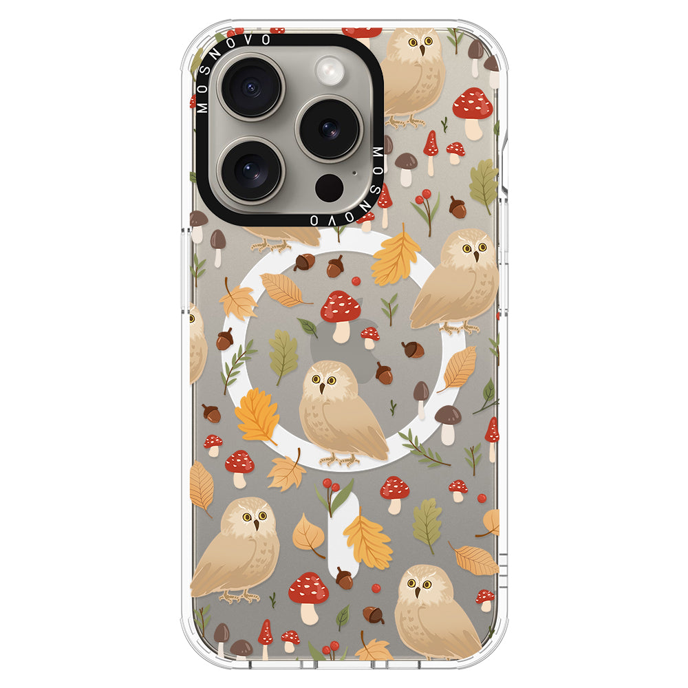 Autumn Owl Phone Case - iPhone 15 Pro Case - MOSNOVO