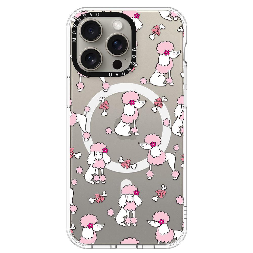 Cute Poodle Phone Case - iPhone 15 Pro Max Case - MOSNOVO