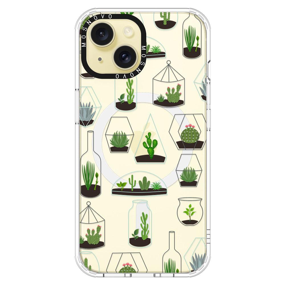 Botany Phone Case - iPhone 15 Case Clear With Magsafe