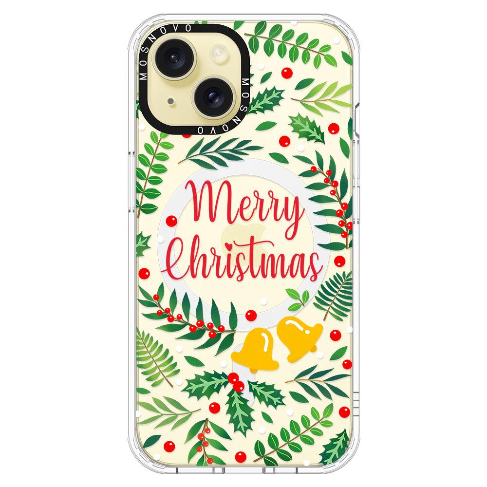 Merry Christmas Phone Case - iPhone 15 Case - MOSNOVO