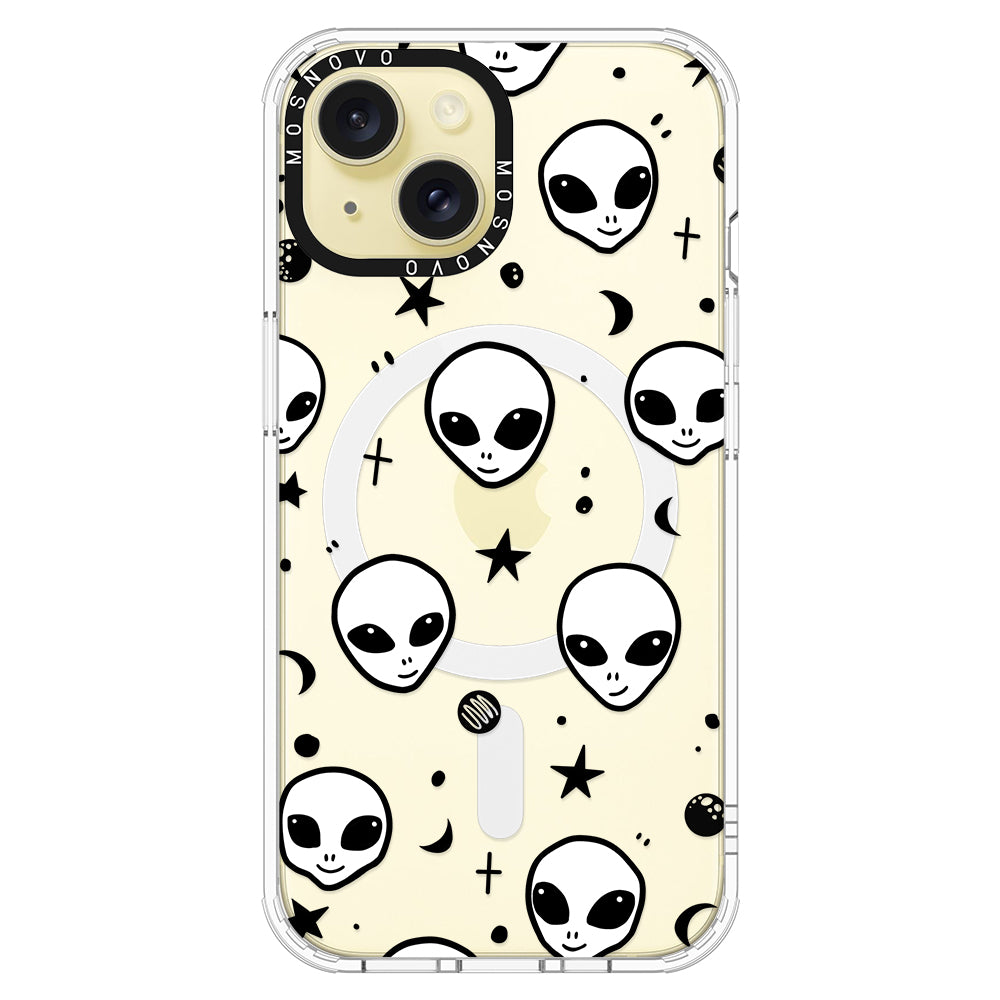 Cute Alien Phone Case - iPhone 15 Case - MOSNOVO