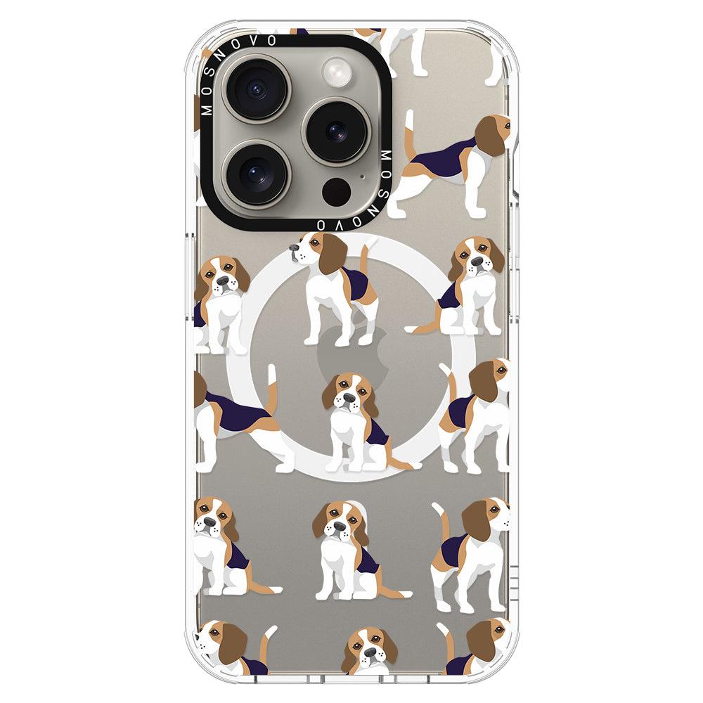 Cute Beagles Phone Case - iPhone 15 Pro Case - MOSNOVO