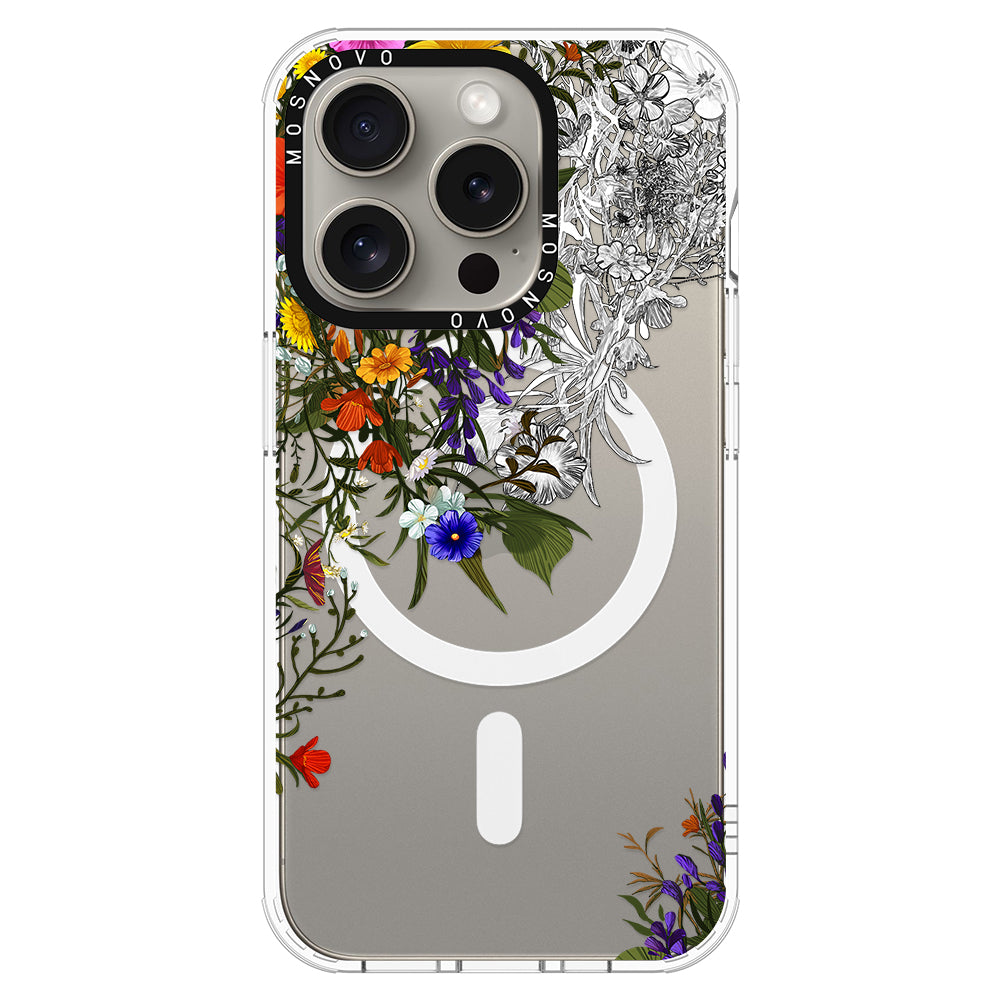 Beautiful Bloom Phone Case - iPhone 15 Pro Case - MOSNOVO