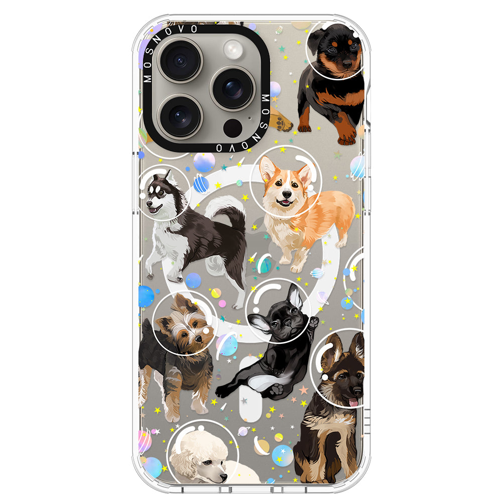 Space Dog Phone Case - iPhone 15 Pro Max Case - MOSNOVO