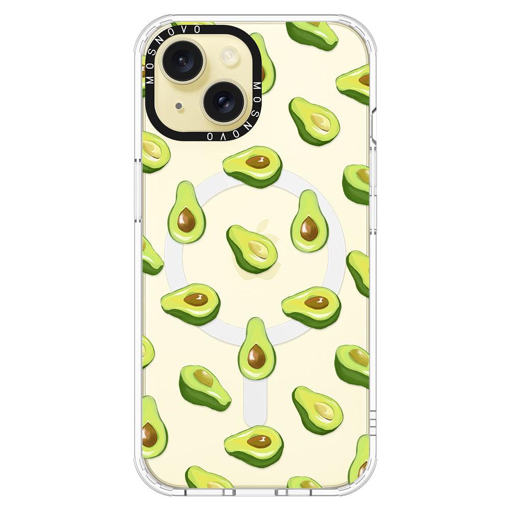 Fleshy Avocado Phone Case - iPhone 15 Plus Case - MOSNOVO