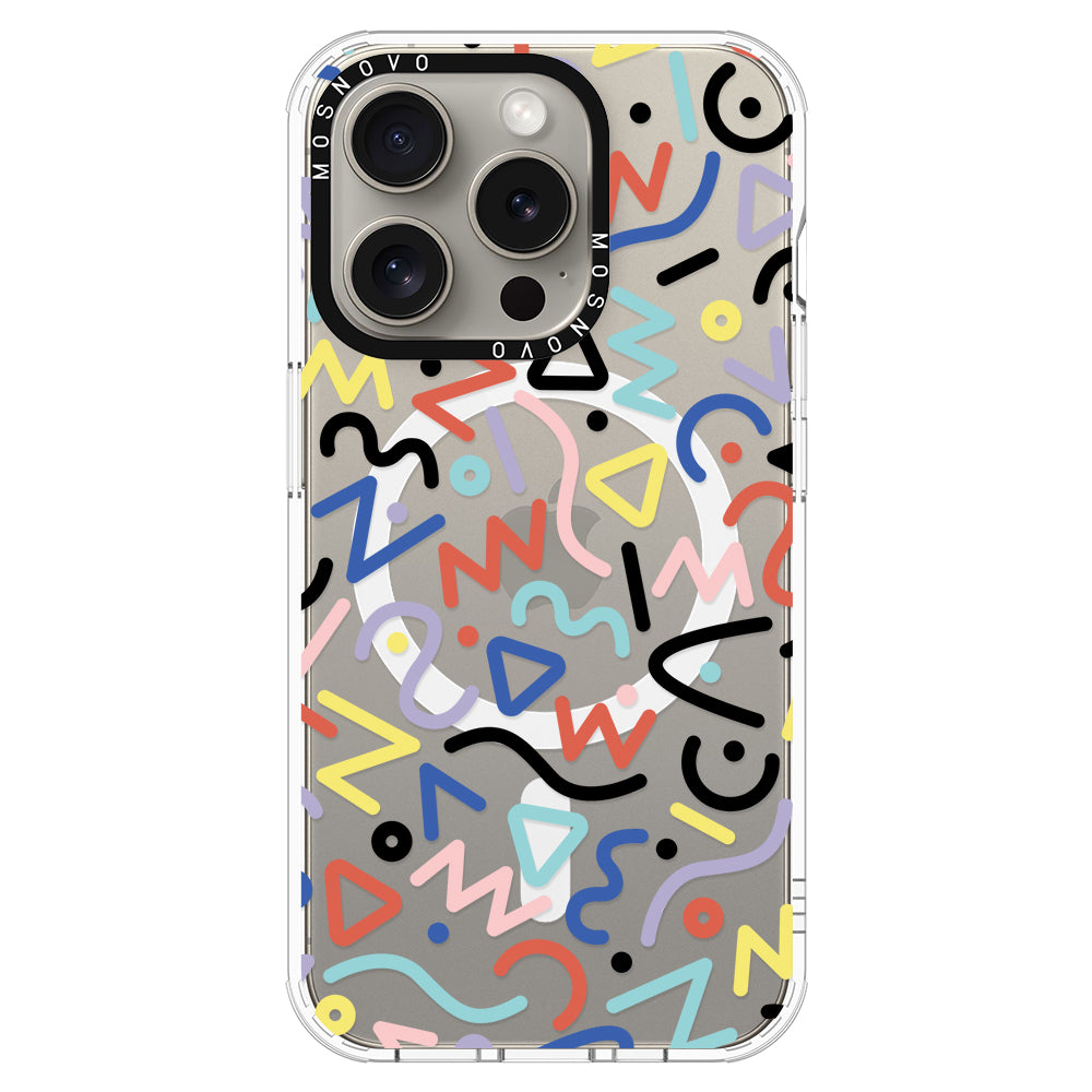 Doodle Art Phone Case - iPhone 15 Pro Case - MOSNOVO