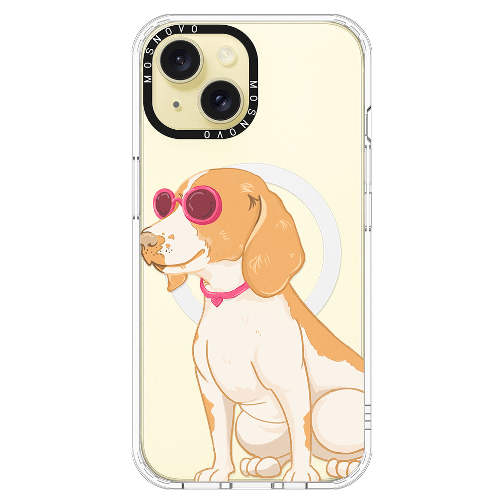 Cute Beagle Phone Case - iPhone 15 Plus Case - MOSNOVO