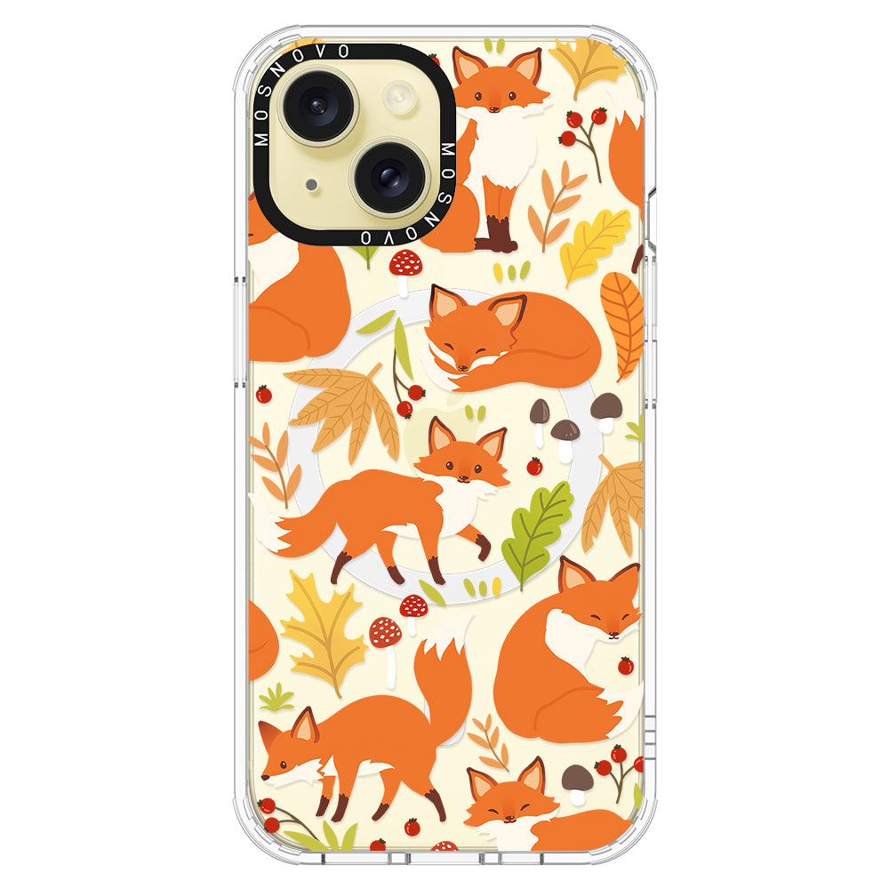 Autumn Fox Phone Case - iPhone 15 Plus Case - MOSNOVO