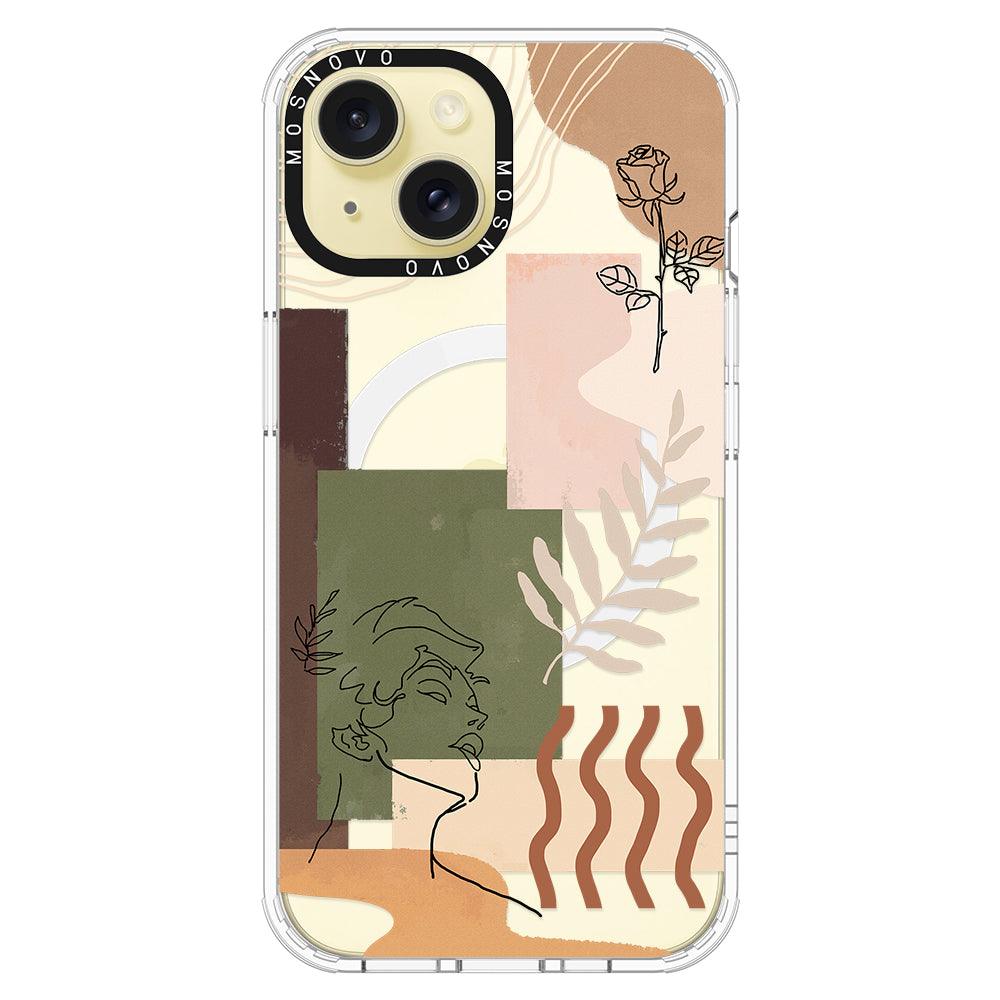 Modern Art Phone Case - iPhone 15 Case - MOSNOVO