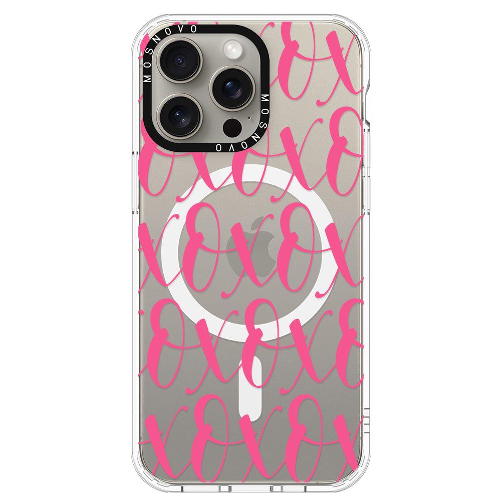 XOXO Phone Case - iPhone 15 Pro Max Case - MOSNOVO