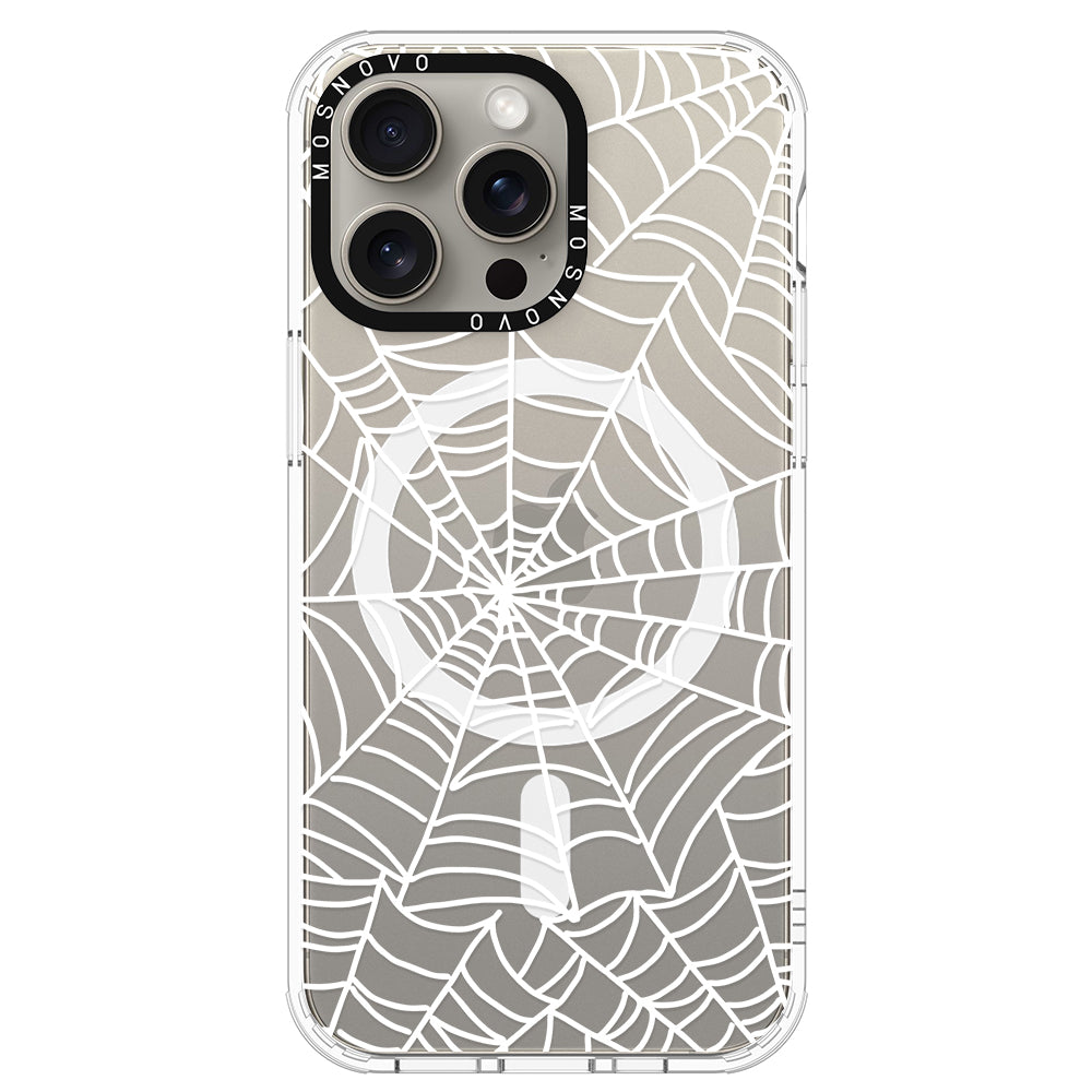 Spider Web Phone Case - iPhone 15 Pro Max Case - MOSNOVO