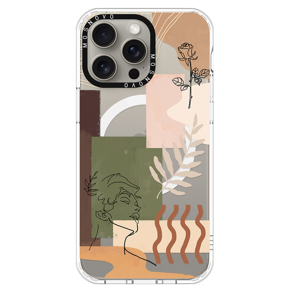 Modern Art Phone Case - iPhone 15 Pro Max Case - MOSNOVO