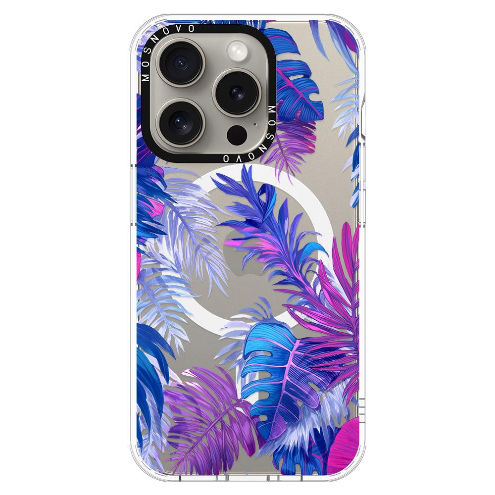 Fancy Palm Leaves Phone Case - iPhone 15 Pro Case - MOSNOVO